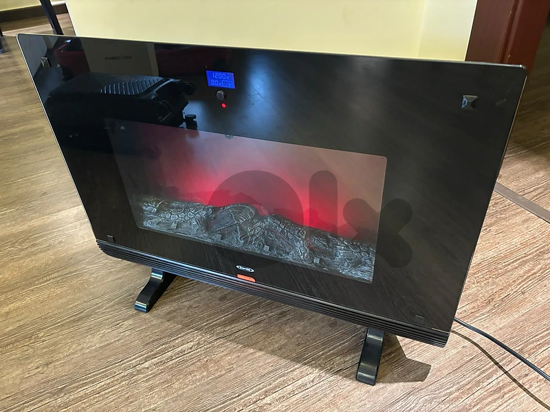 Electric Fireplace Heater with Flame Effect, Sound & Heater Electric Fireplace Heater with Flame Effect, Sound & Heater