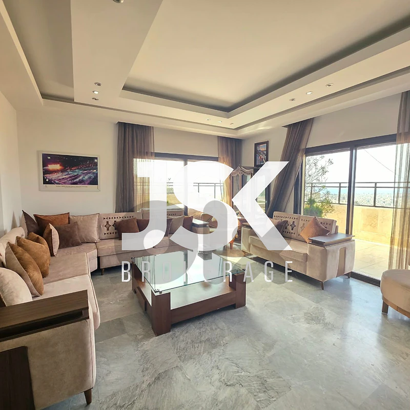 L23140 Luxurious Furnished Apartment For Rent in Rihaniyeh, Baabda