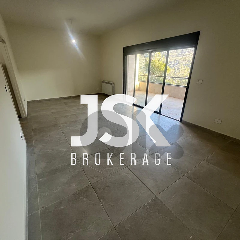 L23141 Brand New Apartment with Terrace For Sale in Baabdat