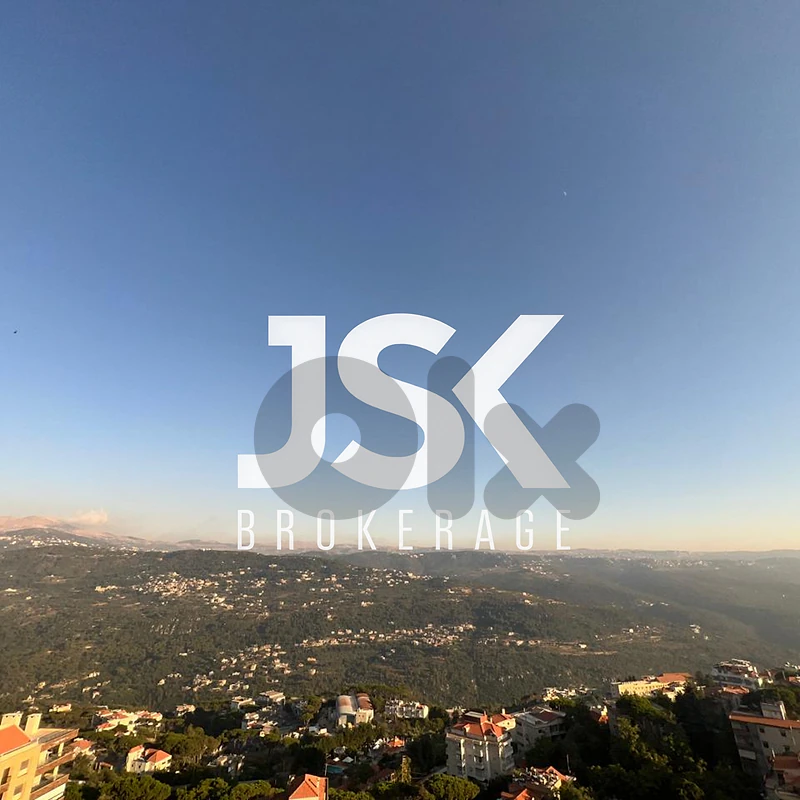 L23142 Unfurnished Apartment with Unblockable View For Sale in Baabdat
