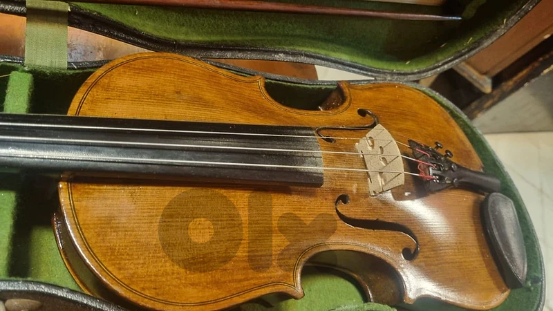 Vintage 3/4 Violin – Natural Flamed Wood – Imported from Germany