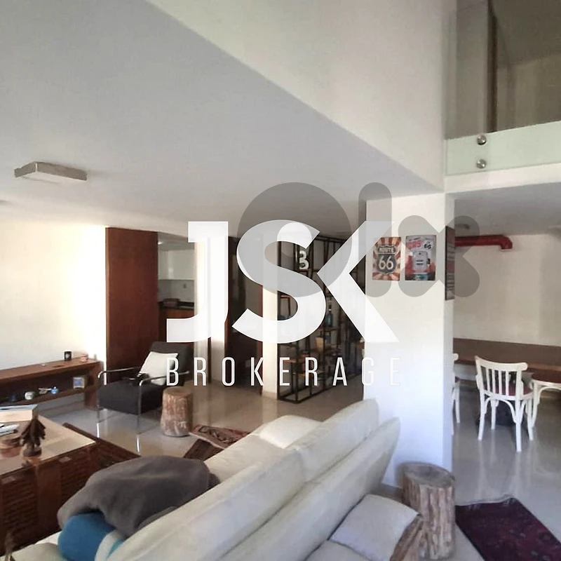 L23150 Duplex Fully Furnished With Terrace For Rent in Dbayeh