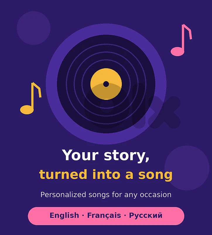 أغانٍ مخصصة لكل مناسبة,Personalized Songs for Any Occasion