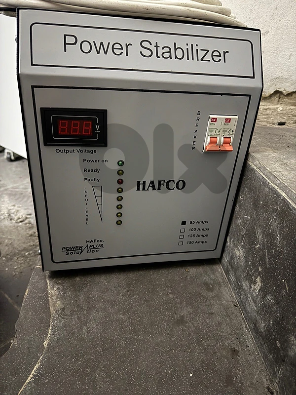 مثبّت جهد كهربائي HAFCO – 85 أمبير