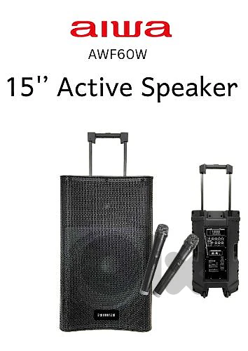 AIWA Speaker Trolley with Battery – AWF60W