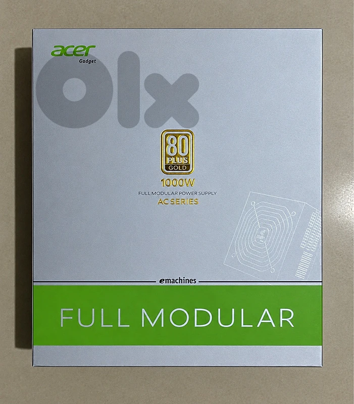 Acer eMachines AC Series 1000W 80+ Gold Fully Modular PSU Acer eMachines AC Series 1000W 80+ Gold Fully Modular PSU