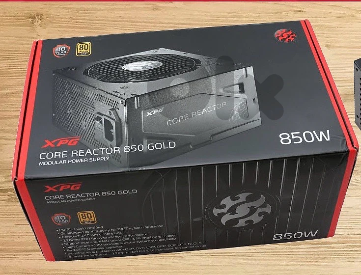 XPG CORE REACTOR 850W 80+ Gold Full Modular XPG CORE REACTOR 850W 80+ Gold Full Modular