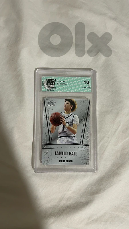 LAMELO BALL 2018 rookie PGI 10 rated card