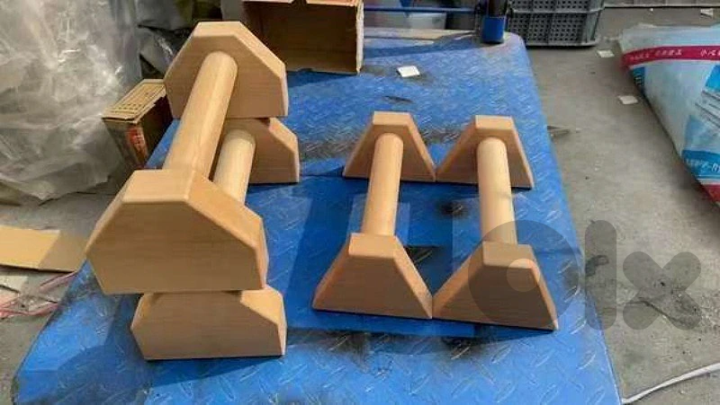 wooden parrallettes