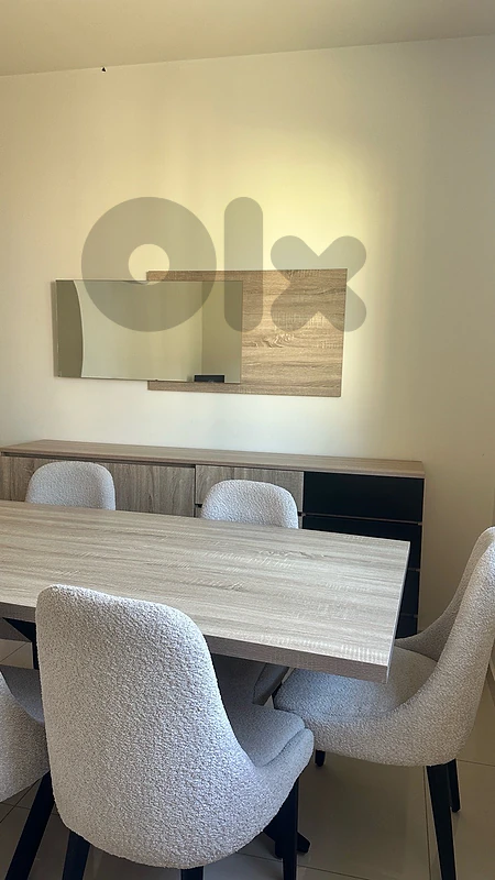 Modern Dining Room Set – 6 Chairs | غرفة سفرة مودرن للبيع