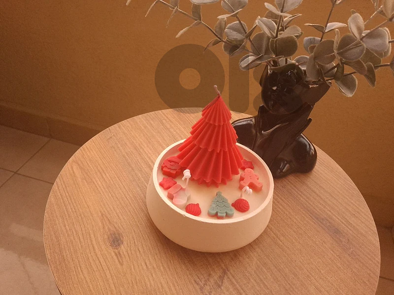 christmas tree candle