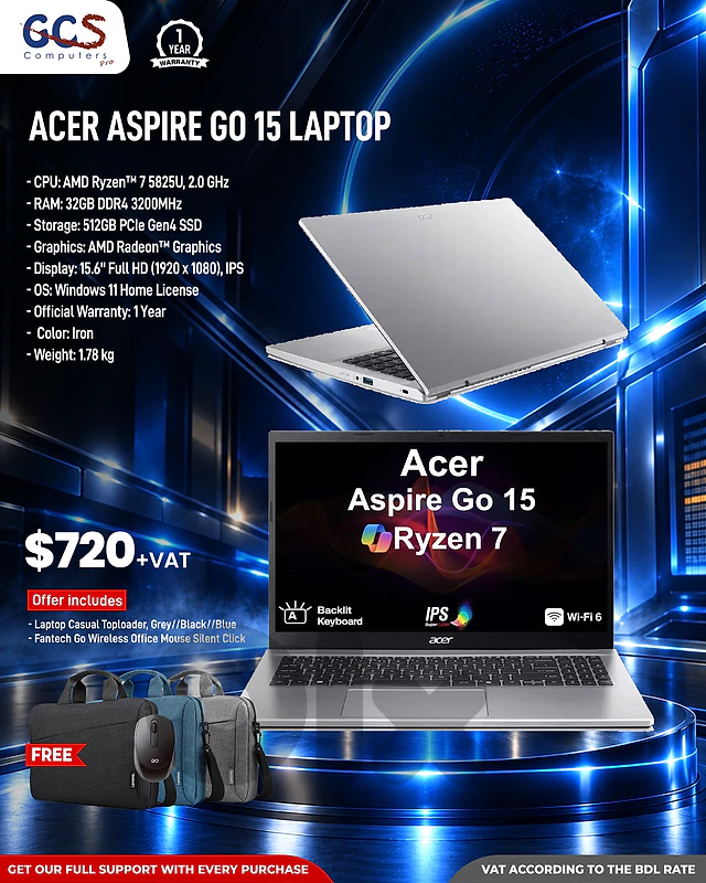 Acer Aspire Go 15 Laptop
