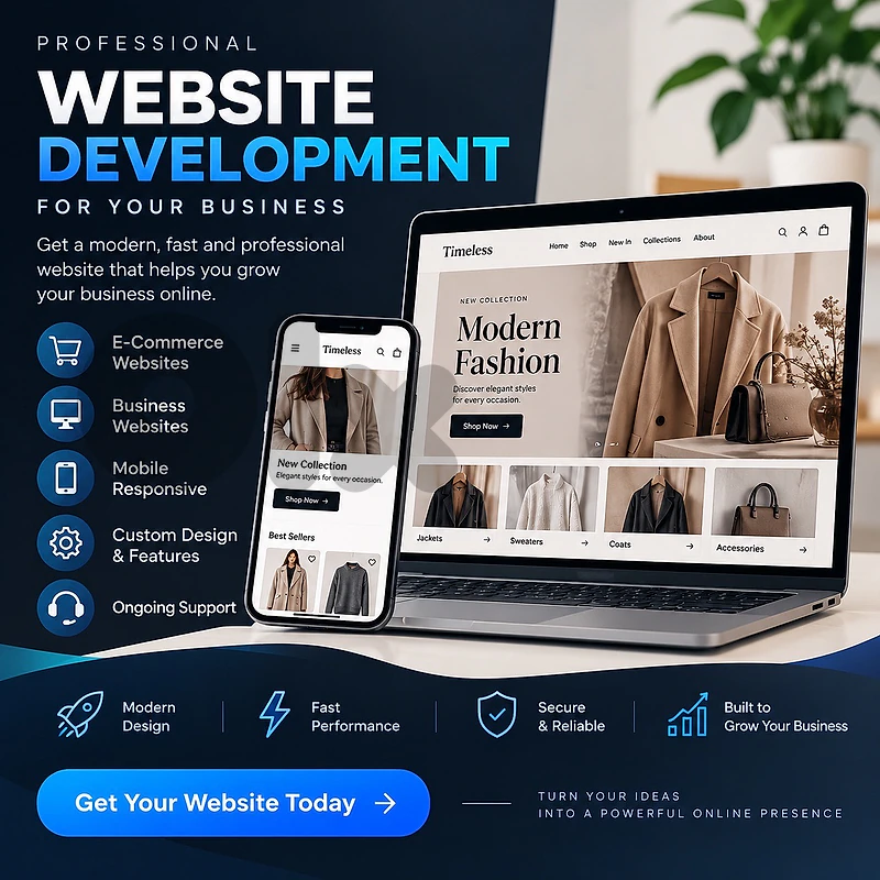 Professional Website Design & E-Commerce Development