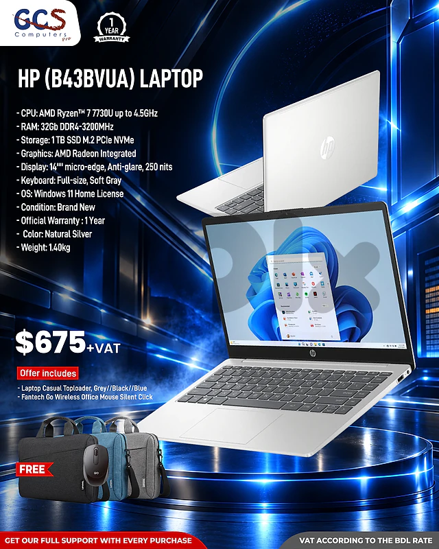 HP (B43BVUA) Laptop