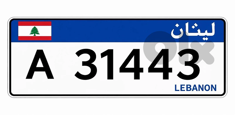 plate number