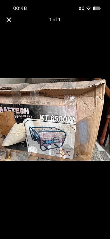 KRAFTECH KT 6500W Gasoline Generator – Brand New