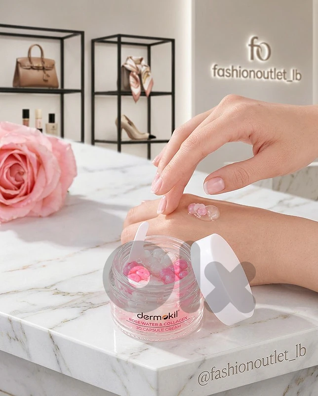 Dermokil 100% Natural Rose Water 3D Capsule Face Cream