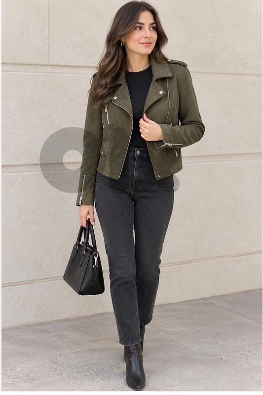 jennifer olive green jacket