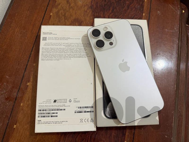 iphone 15 pro max like new 0 scratches 86% waterproof sim & esim