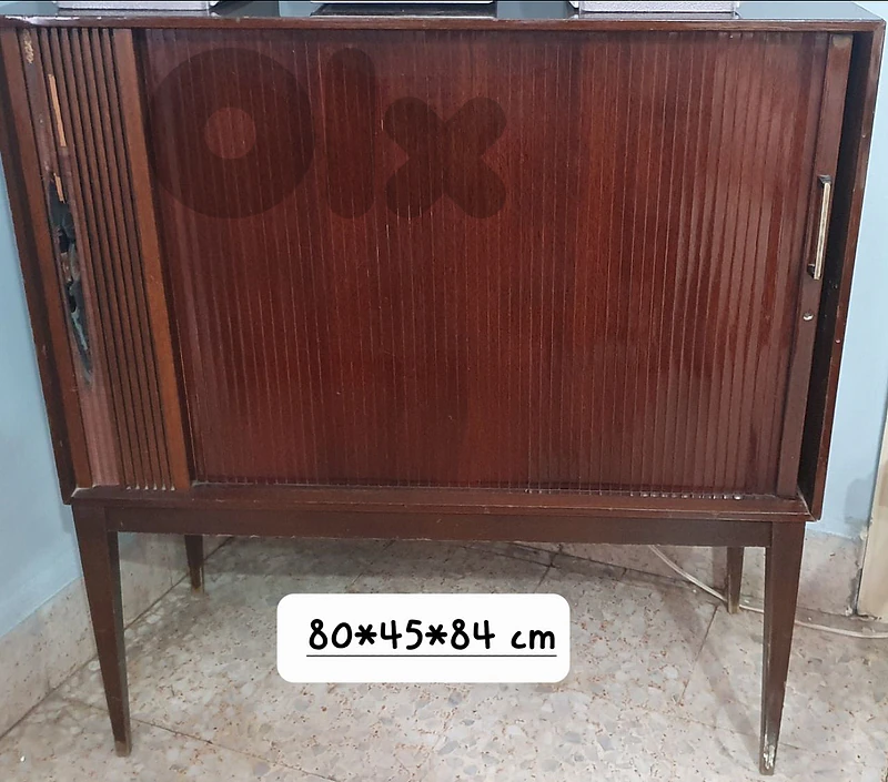 vintage tv console