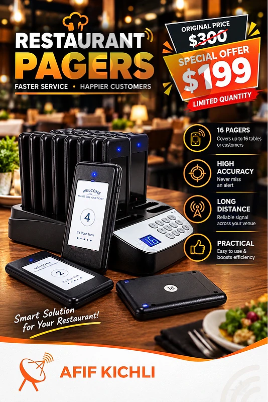 Restaurants Pager New