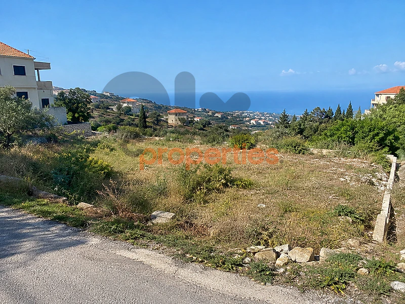 Land For Sale In Mechmech-أرض للبيع في مشمش-CPJGK183 Land For Sale In Mechmech-أرض للبيع في مشمش-CPJGK183