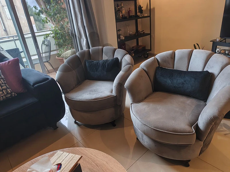 living room, sofa bed, table, carpet