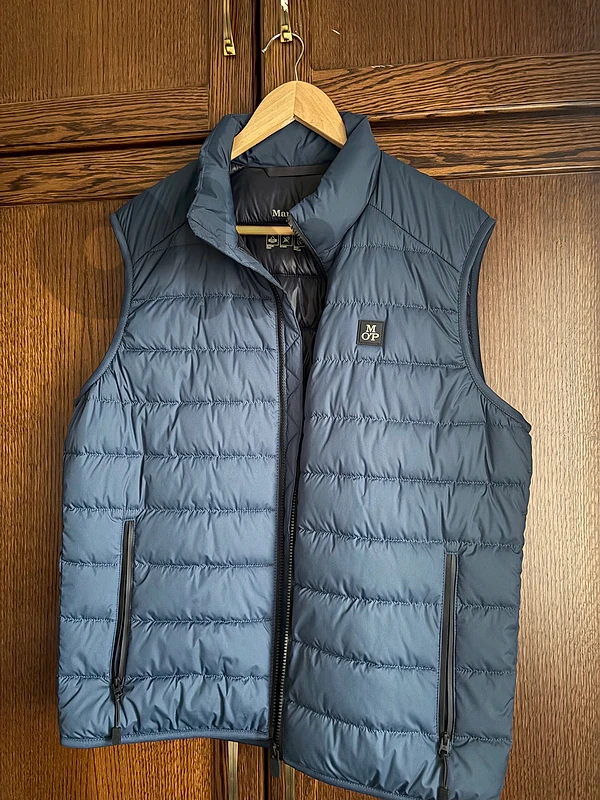 Marc O’Polo Dark Blue Quilted Puffer Vest – Men’s