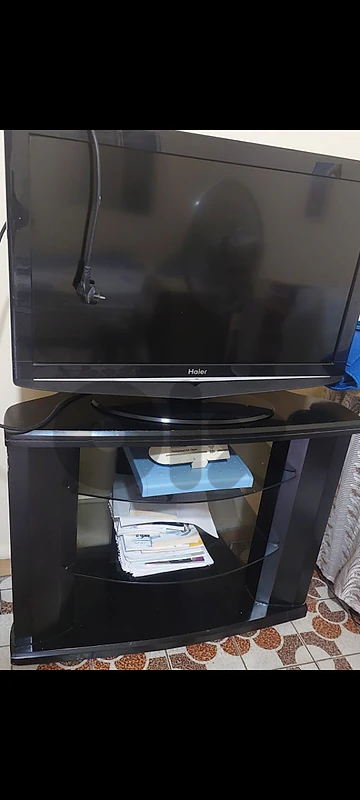 tv +tv table + heater