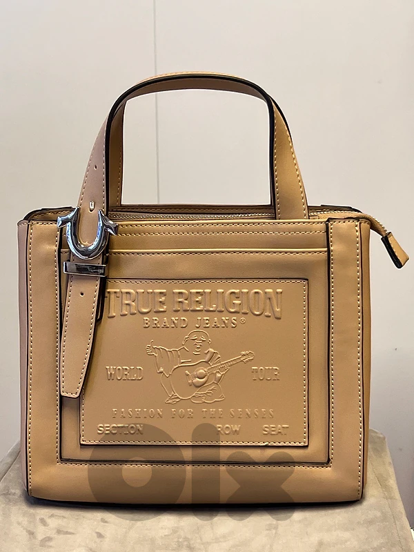 True Religion Tan Mini Handbag – Brand New
