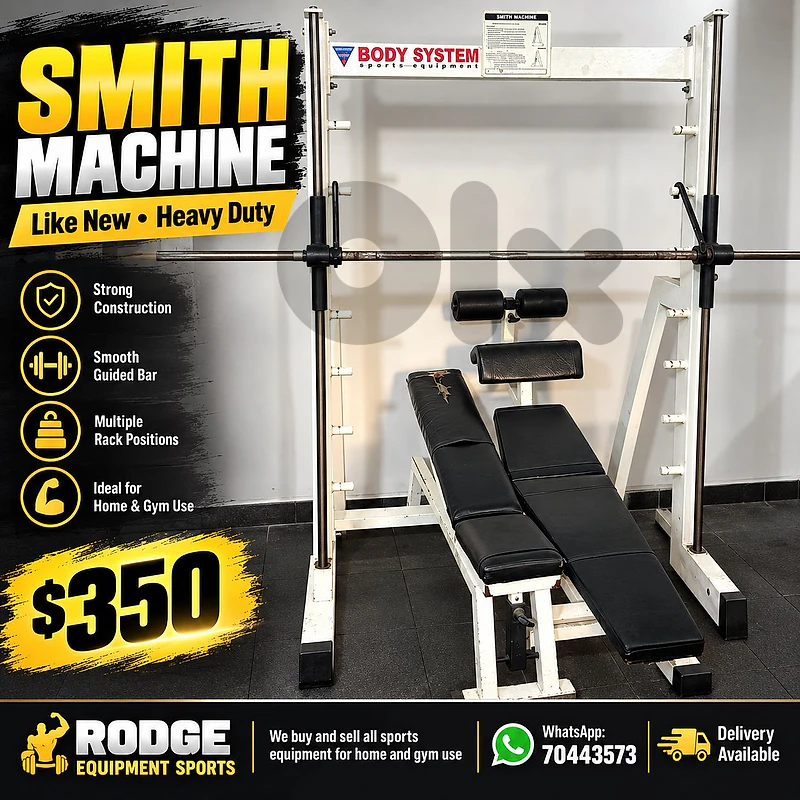 Smith machine like new heavy duty