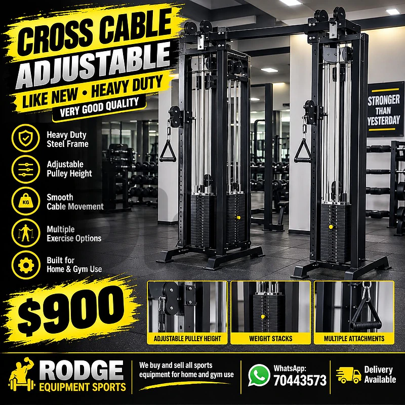 Cross cable adjustable like new heavy duty very good quality