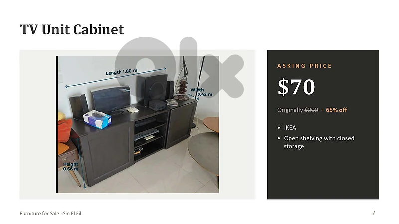 TV Unit Cabinet