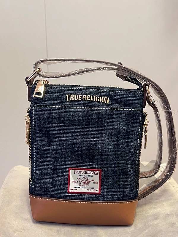 True Religion Denim Crossbody Bag – Dark Blue