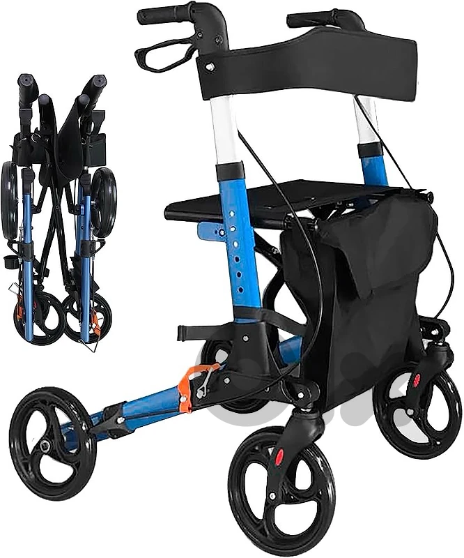 hero medical travel lite portable seat walker