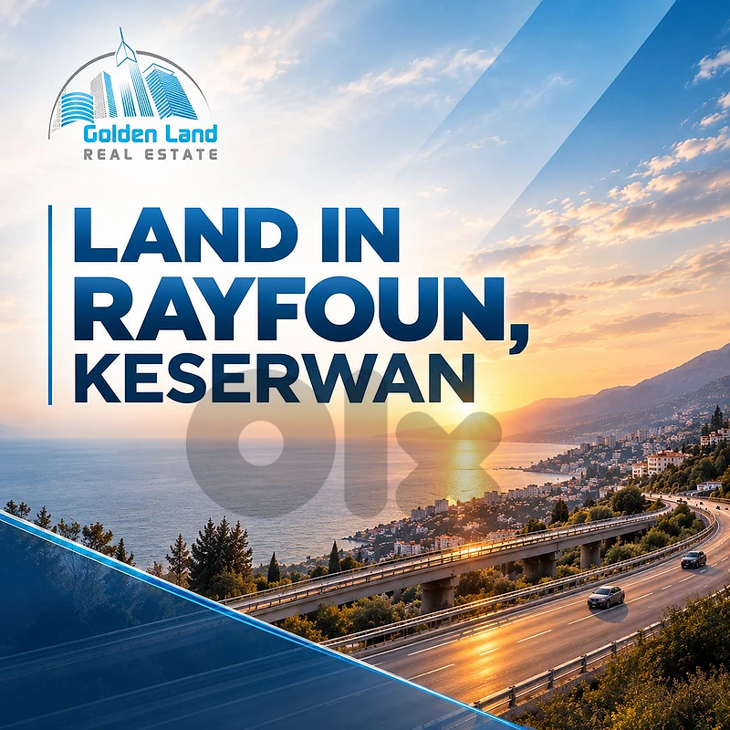 950 SQM Prime Location Land Directly on Rayfoun, Keserwan Main Highway