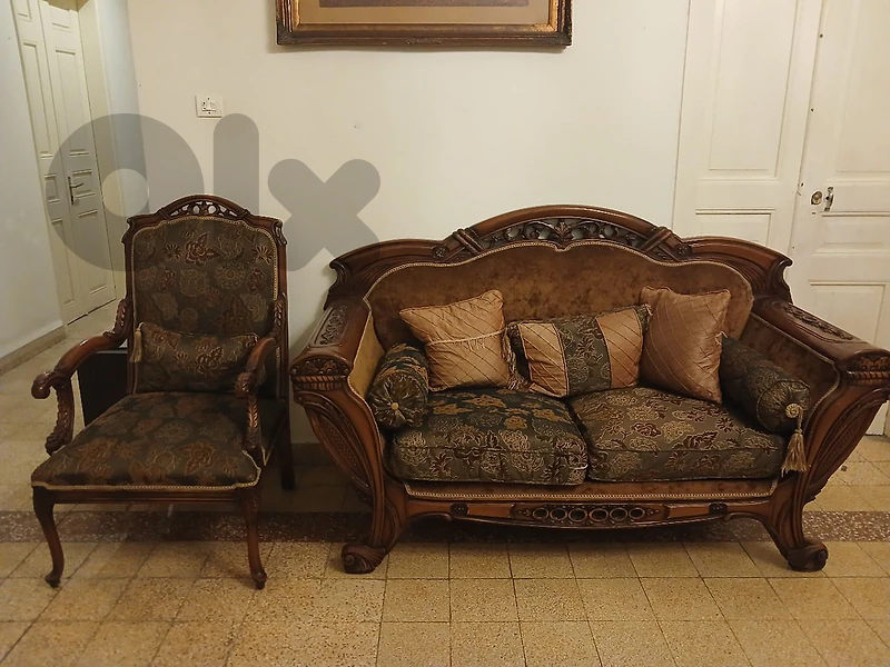 living  room خشب زين حفر