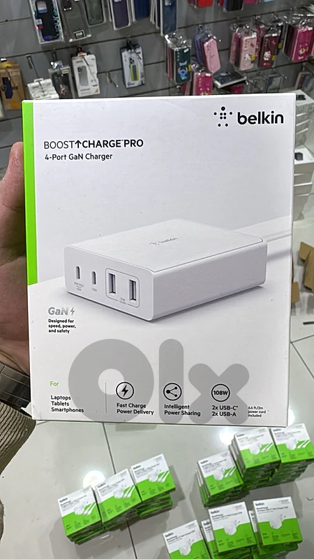 Belkin Boostcharge Pro 4-port Gan charger 108w