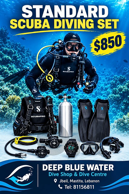 scuba diving full equipment 850$