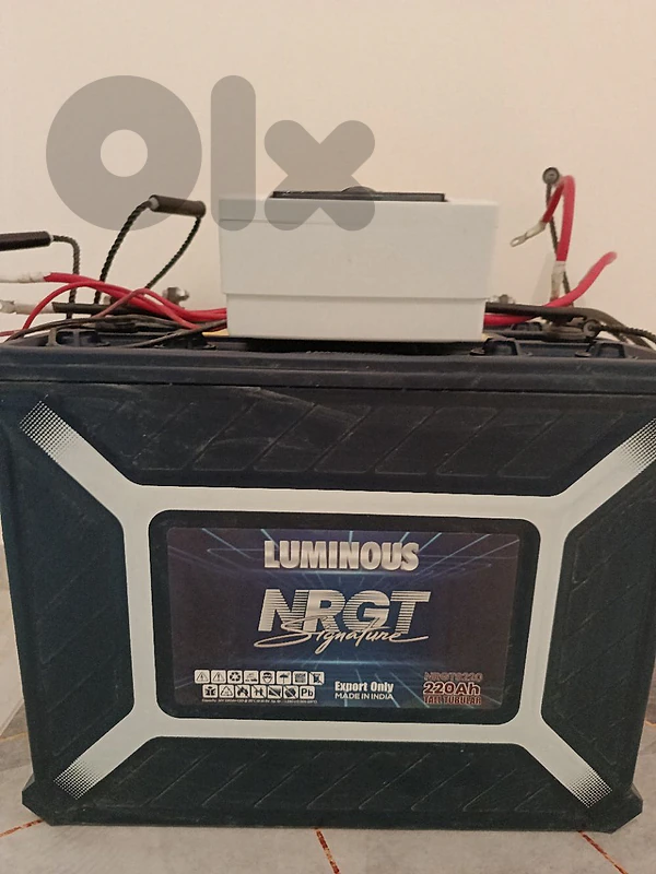 انفرتر 3.3KW + بطاريتين Luminous 220Ah