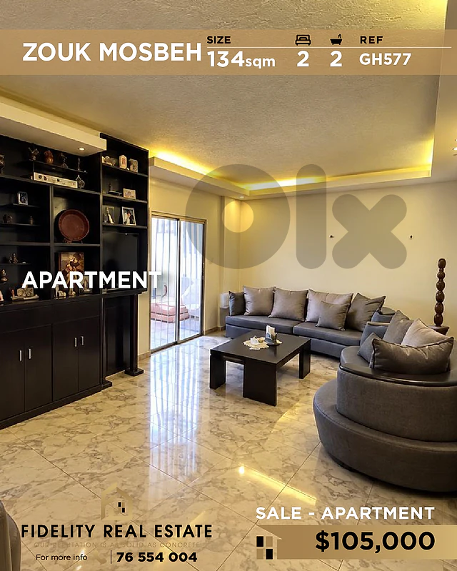 Apartment for sale in Zouk Mosbeh GH577 شقة للبيع في زوق مصبح