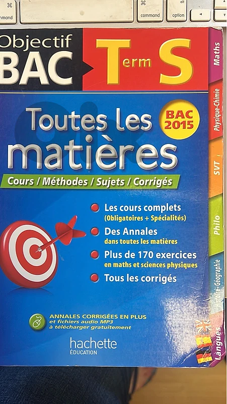 3 Livres: Annales Bac 2015