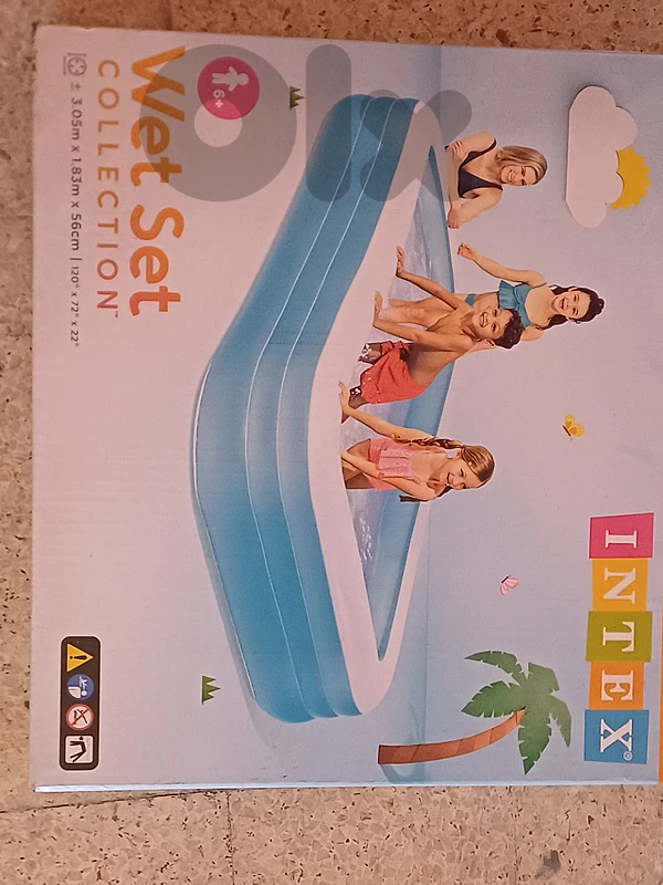 intex inflatable water pool