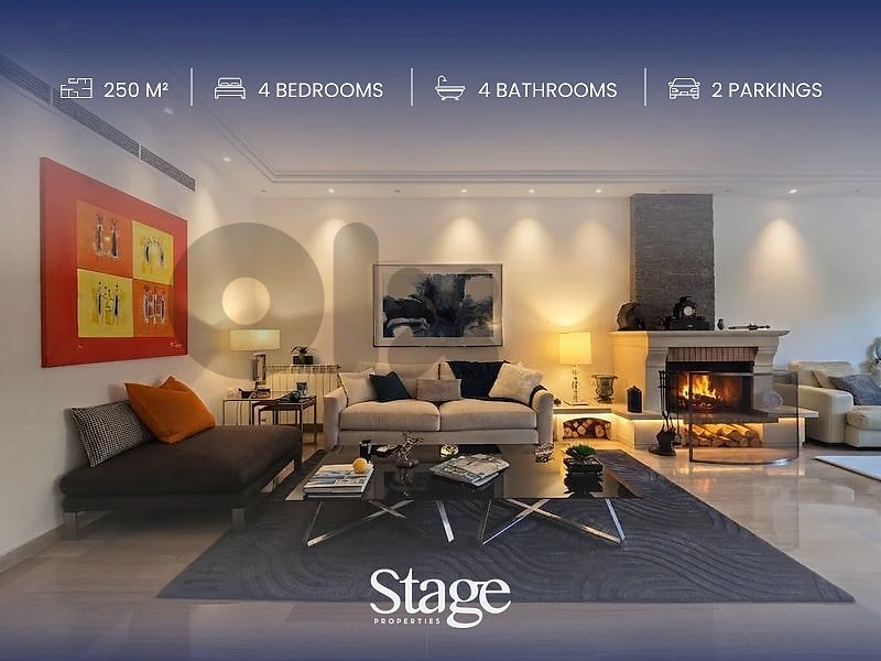 Elegant 250 sqm High-End Furnished Apartment in Louaizeh