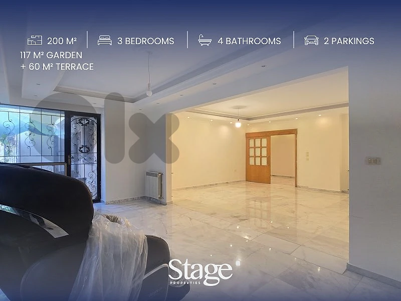 Spacious 200 sqm Apartment for Rent in Louaizeh