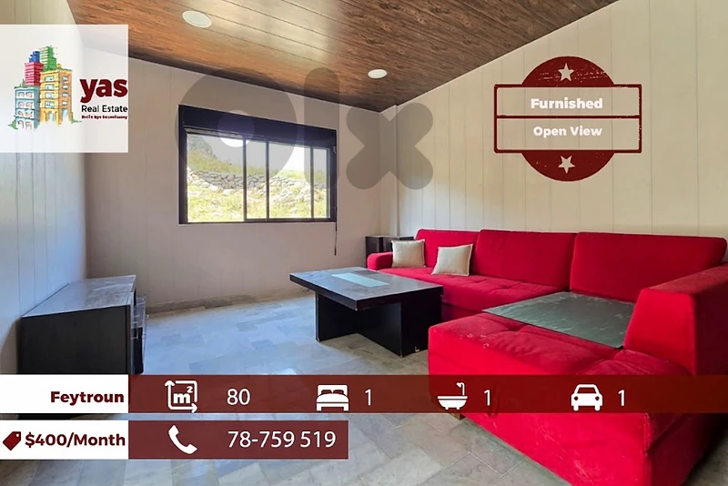 Feytroun 80m2 | Furnished | Rent | Prime Location | Quiet Street | DA