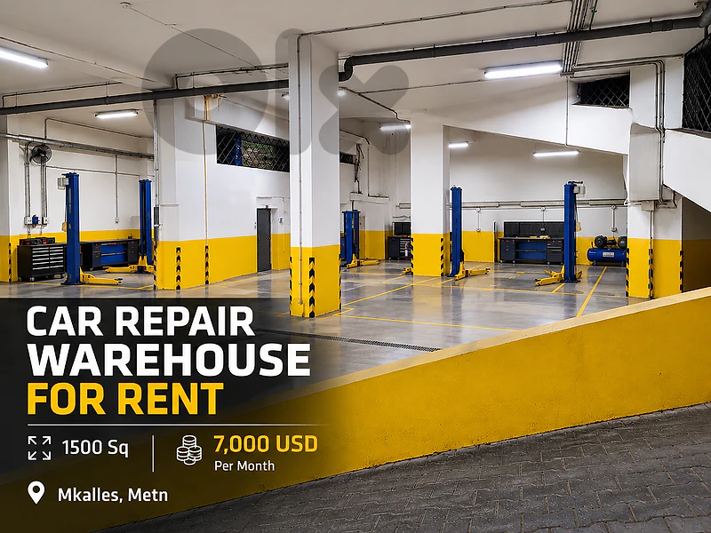 CAR REPAIR WAREHOUSE | MKALLES PRIME | 1500Sq, (BOR-112)