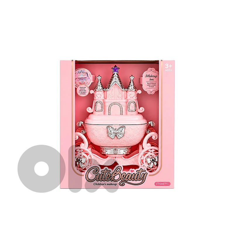 Kids Princess Castle Makeup & Beauty Play Set-طقم لعب المكياج والتجميل