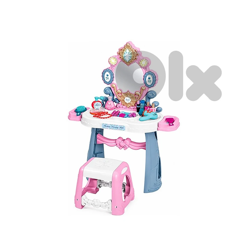 Battery Operated Makeup Vanity Set - طقم مكياج وطاولة زينة