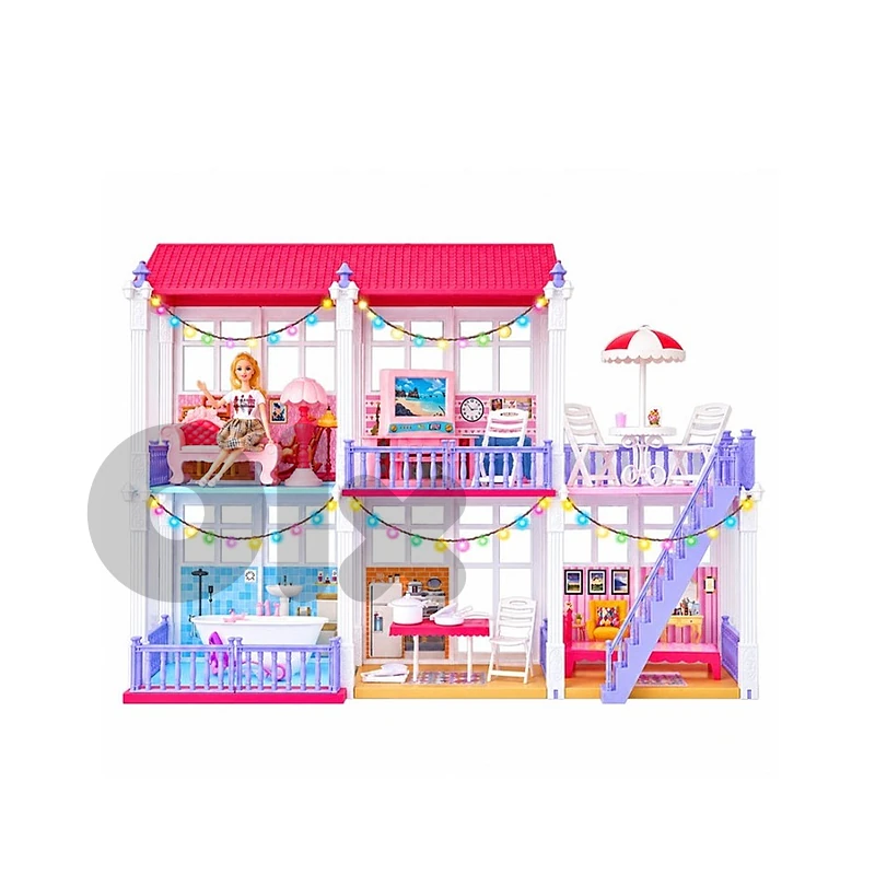 Kids 155+ PCS Large Fashion Dollhouse Playset - طقم لعب بيت دمى أزياء